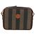 FENDI Pecan Canvas Shoulder Bag PVC Brown Black - vista 13