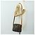 FENDI Pecan Canvas Shoulder Bag PVC Brown Black - vista 25