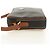 FENDI Pecan Canvas Shoulder Bag PVC Brown Black - vista 3