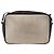 SAINT LAURENT Shoulder Bag Coated Canvas Silver Beige - vista 2