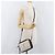 SAINT LAURENT Shoulder Bag Coated Canvas Silver Beige - vista 23