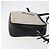 SAINT LAURENT Shoulder Bag Coated Canvas Silver Beige - vista 4