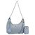 PRADA Re-Edition Shoulder Bag Nylon Blue Silver