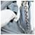 PRADA Re-Edition Shoulder Bag Nylon Blue Silver - vista 11