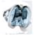 PRADA Re-Edition Shoulder Bag Nylon Blue Silver - vista 28
