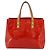LOUIS VUITTON Monogram Vernis Reade PM Hand Bag Red Rouge M91088 LV - vista 2