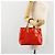 LOUIS VUITTON Monogram Vernis Reade PM Hand Bag Red Rouge M91088 LV - vista 23