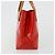 LOUIS VUITTON Monogram Vernis Reade PM Hand Bag Red Rouge M91088 LV - vista 4