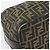 FENDI Bolsa de mão Vanity em lona Zucca Preto Castanho - vista 14