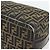 FENDI Bolsa de mão Vanity em lona Zucca Preto Castanho - vista 15