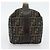FENDI Bolsa de mão Vanity em lona Zucca Preto Castanho - vista 3