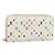LOUIS VUITTON Monogram Multicolor Zippy Long Wallet White M60241 LV