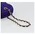 CHANEL Matelasse Chain Hand Bag Suede Purple Gold CC - vista 7