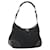 PRADA Shoulder Bag Nylon Leather Black Silver