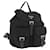 PRADA Rucksack Nylon Black Silver