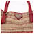 PRADA Hand Bag Tweed Red Silver - vista 19