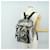 PRADA Backpack PVC Canvas Silver - vista 34