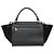 Céline CELINE Trapeze Hand Bag Leather Suede Black Silver - vista 3