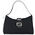 FENDI Mamma Baguette Shoulder Bag Cotton jersey Black Silver - vista 13