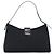 FENDI Mamma Baguette Shoulder Bag Cotton jersey Black Silver - vista 2