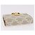 Céline CELINE Triomphe 3 Fold Wallet PVC Beige Gold - vista 5