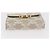 Céline CELINE Triomphe 3 Fold Wallet PVC Beige Gold - vista 6