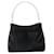 PRADA Shoulder Bag Leather Black Silver - vista 2