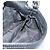 FENDI Mamma Baguette Shoulder Bag Leather Black Silver - vista 19