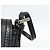 FENDI Mamma Baguette Shoulder Bag Leather Black Silver - vista 9