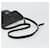 LOEWE Shoulder Bag Leather Black Silver - vista 7