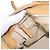 Chloé Chloe Paddington Hand Bag Leather Beige Gold Silver - vista 25