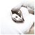 PRADA Hand Bag Patent leather Beige Silver - vista 20