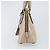 PRADA Hand Bag Patent leather Beige Silver - vista 3