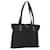 PRADA Tote Bag Nylon Black Silver