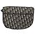 Christian Dior Trotter Canvas Shoulder Bag Navy Gold - vista 2