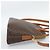 Céline CELINE Macadam Canvas Hand Bag PVC Leather 2way Brown Gold - vista 5