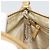 PRADA Chain Shoulder Bag Nylon White Gold - vista 20