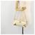 PRADA Chain Shoulder Bag Nylon White Gold - vista 23