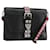 PRADA Electra Studs Shoulder Bag Leather Black Silver