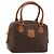 Céline CELINE Macadam Canvas Hand Bag PVC Leather Brown Gold