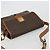 Céline CELINE Macadam Canvas Shoulder Bag PVC Leather Brown Gold - vista 6