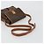 Céline CELINE Macadam Canvas Shoulder Bag PVC Leather Brown Gold - vista 7