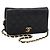 CHANEL Matelasse Chain Shoulder Bag Lamb Skin Black Gold CC