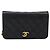 CHANEL Matelasse Chain Shoulder Bag Lamb Skin Black Gold CC - vista 13