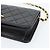CHANEL Matelasse Chain Shoulder Bag Lamb Skin Black Gold CC - vista 15