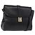 GUCCI Shoulder Bag Leather Navy Gold
