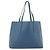 FENDI Tote Bag Leather Blue Silver - vista 2