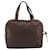 PRADA Hand Bag Leather Brown Gold - vista 2