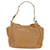 PRADA Shoulder Bag Leather Beige Gold - vista 2