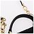Salvatore Ferragamo Vala Chain Shoulder Bag Suede 2way Black Gold - vista 14